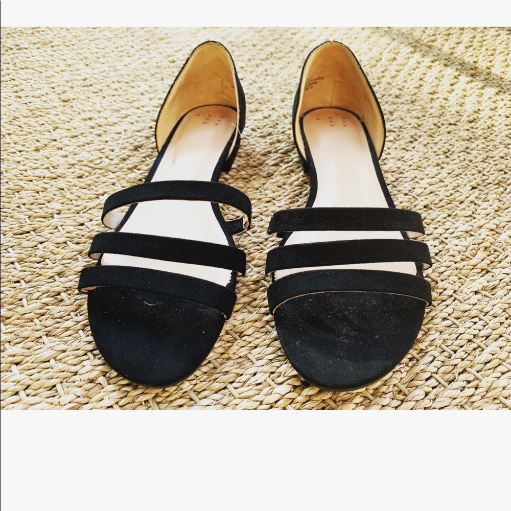 Never worn black sandals by A New Day
